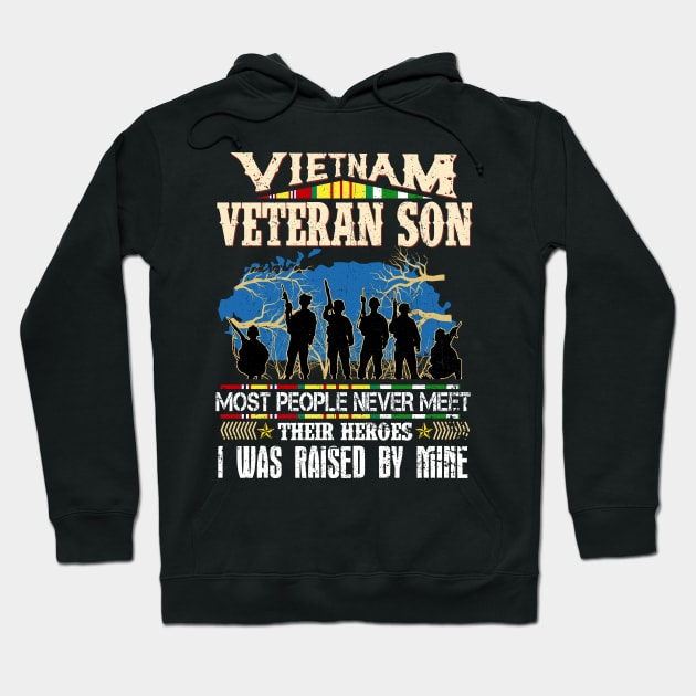 Vietnam Veteran Son Hoodie by methetca